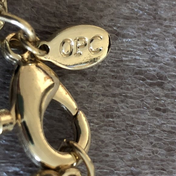 OPC Multi Strand Faux Pearls, Crystals & Chains Statement Necklace - Picture 5 of 6